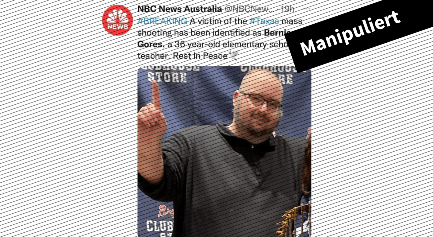 Collage Faktencheck manipulierte Medienberichte von Bernie Gores