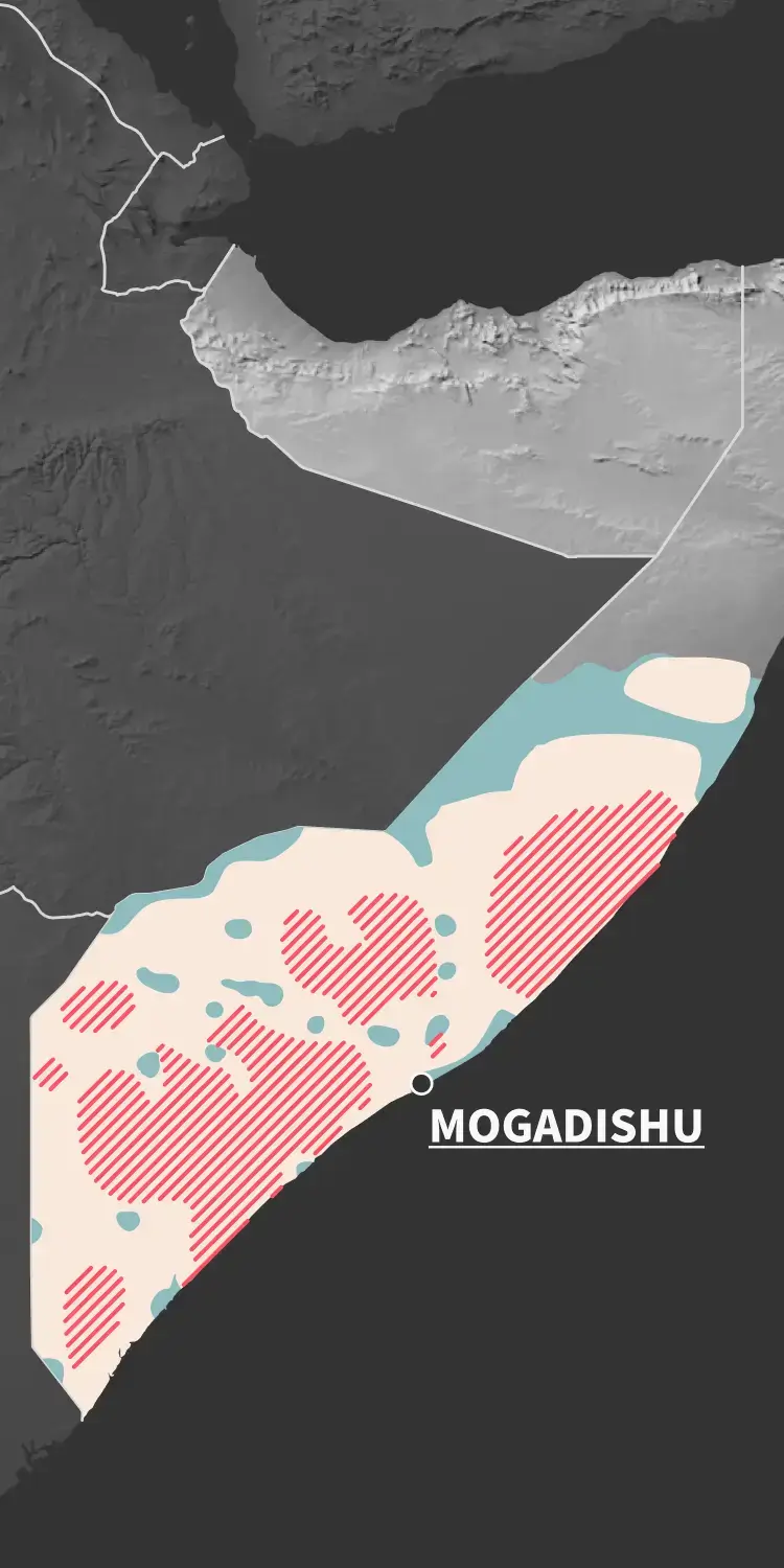 Karte Somalia